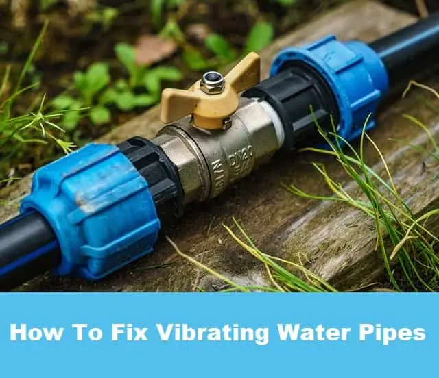 How to Fix Vibrating Water Pipes